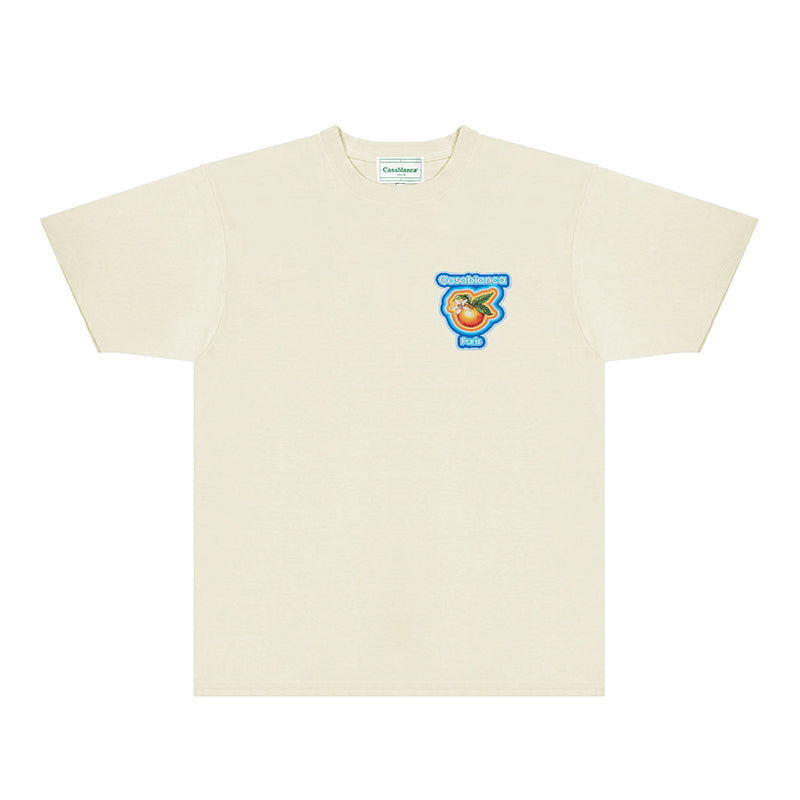 Casablanca T Shirts Fashion Print Street