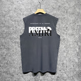 Amiri tank top six-pointed star printing