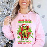 Christmas Hoodie Grinch