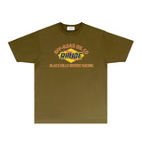 Rhude T Shirts Printed Trendy Pure Cotton