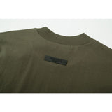Fog Essentials T Shirts Spring/Summer FOG Double Line Letter Print Crew Neck Short Sleeves