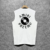 Amiri tank top radar sonic printing