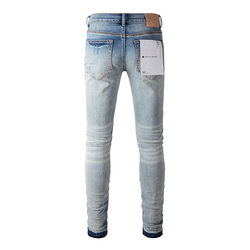 Purple Brand Jeans Pure Cotton High Street Trend