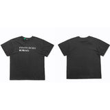 ERD T Shirts Short Sleeve Retro Slogan T-shirt Cotton