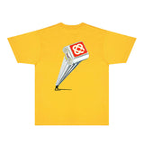 Casablanca T Shirts Fashion Print Street