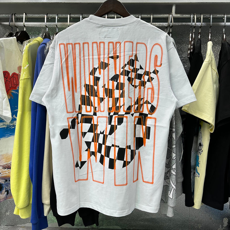 Godspeed t Shirts Racer F1 Champagne Printed Cotton Casual Short Sleeve T-Shirt Men and Women
