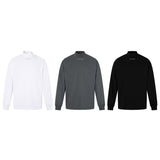 Unisex long-sleeved shirt autum half turtleneck