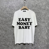 Amiri t shirts letterprinting short sleeves