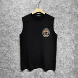 Amiri tank top oil painting flying eagle printing