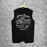 Amiri tank top sketch country printing