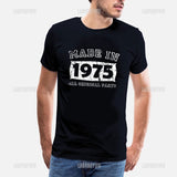 Vintage 1975 Limited Edition Men T Shirts Retro Classic