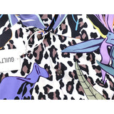 GUILTYPARTIES TIGER Shirts 21AW SKA JACKET Leopard print flower picture long-sleeved shirt