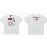 ERD T Shirts Short Sleeve Retro Slogan T-shirt Cotton