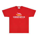 Casablanca T Shirts Fashion Print Street