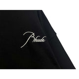 Rhude Hoodie Autumn Cardigan Coat Embroidered Hoodie
