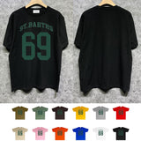 Rhude T Shirts Printed Trendy Pure Cotton