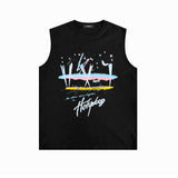 Amiri tank top hollywood rainbow printing