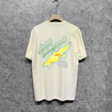 Amiri t shirts star point wings printing short sleeve