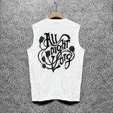 Amiri tank top morning glory printing