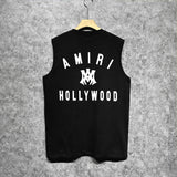 Amiri tank top hollywood spider printing