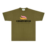 Casablanca T Shirts Fashion Print Street