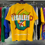 Godspeed T Shirts Biochemical Skull Poppy Print Cotton Casual Short Sleeve Men and Women