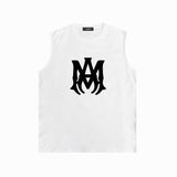 Amiri tank top large simple logo printing