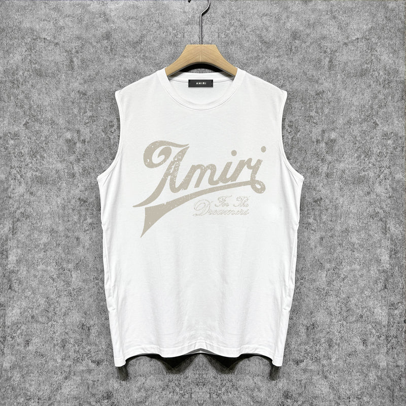 Amiri tank top letter printing