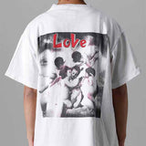 SAINT MICHAEL Vintage T Shirt Love Cupid Short Sleeve