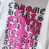 Chh Chrome Hearts Hoodie Cross Sanskrit Pink Sword Autumn/Winter Cardigan Jacket Zip Sweater