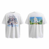 SAINT MICHAEL Vintage T Shirt Summer Wars x GEEKS RULE Short Sleeve