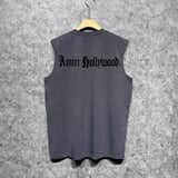 Amiri tank top sanskrit printing