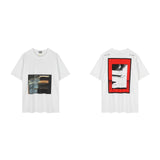 C.e t shirts printing pattern round neck pullover short sleeve men and women