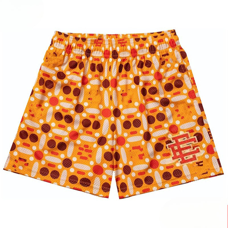 Eric Emanuel EE Shorts Polka Dot Mesh Shorts Sports Casual