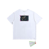 Off White T Shirts Religious Angel Oil Painting Short Sleeves
