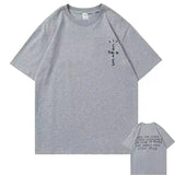 Rapper Cactus Jack Graphic Cotton T Shirt Men Women Hip Hop