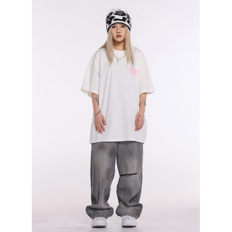 Unisex T-Shirts GALLERY DEPT Summer Loose Tee