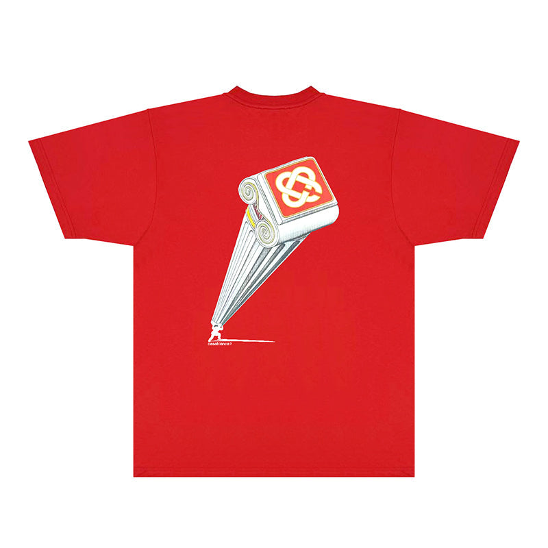 Casablanca T Shirts Fashion Print Street