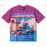 Godspeed T Shirts Luxury Cruise Helicopter Printing Cotton Casual Short Sleeves Men and Women