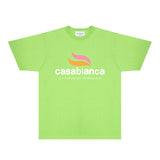 Casablanca T Shirts Fashion Print Street