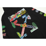 OFF WHITE Hoodie Trendy Street Style Personalized Cotton