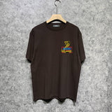 Amiri t shirts king cobra gold printing short sleeve