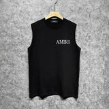 Amiri tank top angel sketch printing