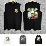 Amiri tank top mirror printing