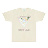 Casablanca T Shirts Fashion Print Street