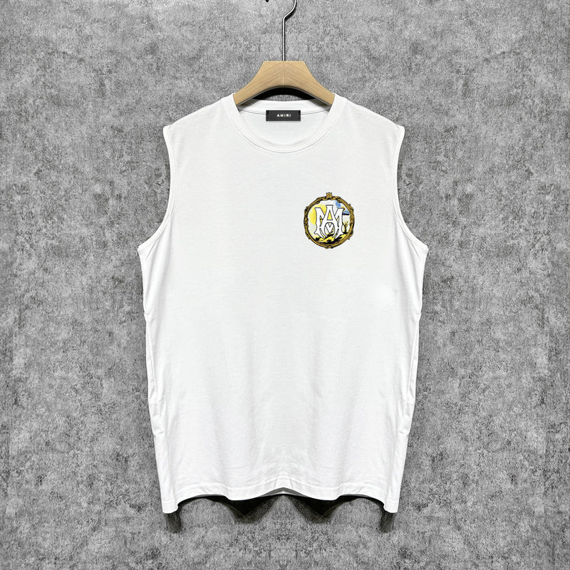 Amiri tank top magic mirror printing