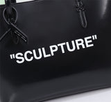 Off White Bag Casual Outdoor Convenient Tote Bag
