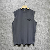Amiri tank top sketch country printing