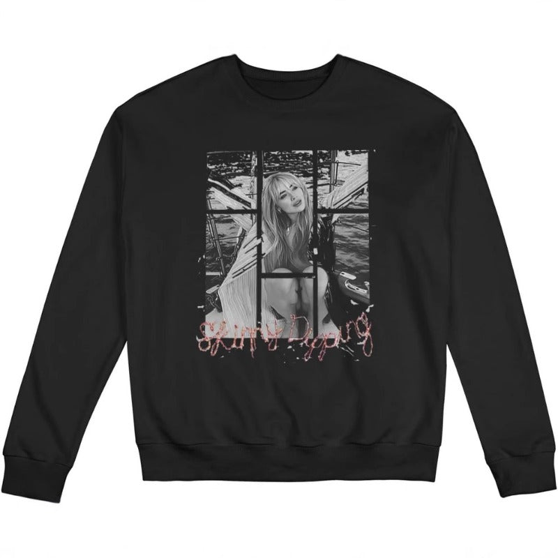 Men Raglan Crew Neck Sweater Long Sleeve
