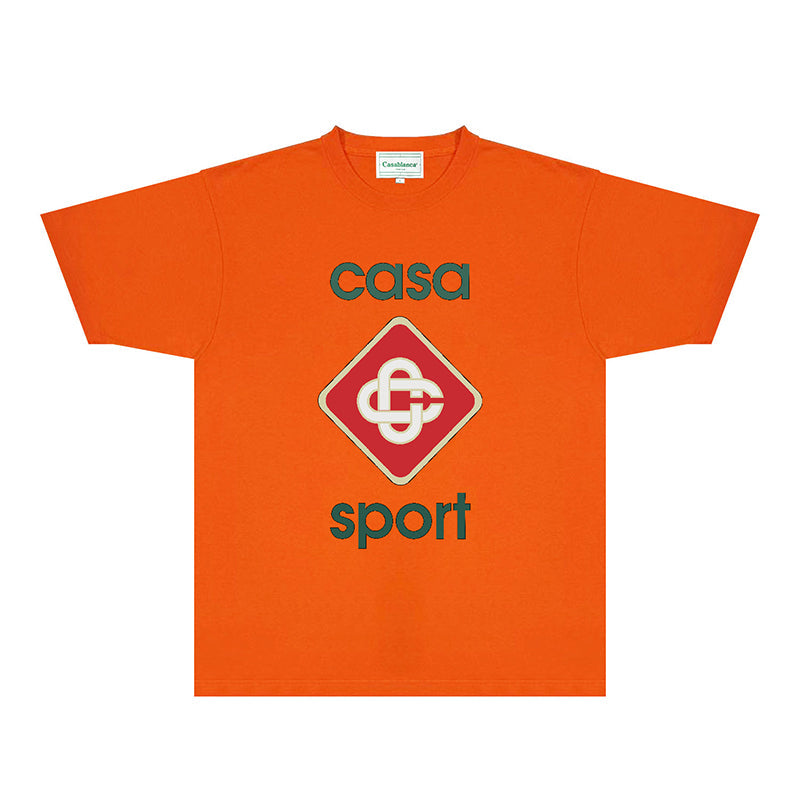Casablanca T Shirts Fashion Print Street